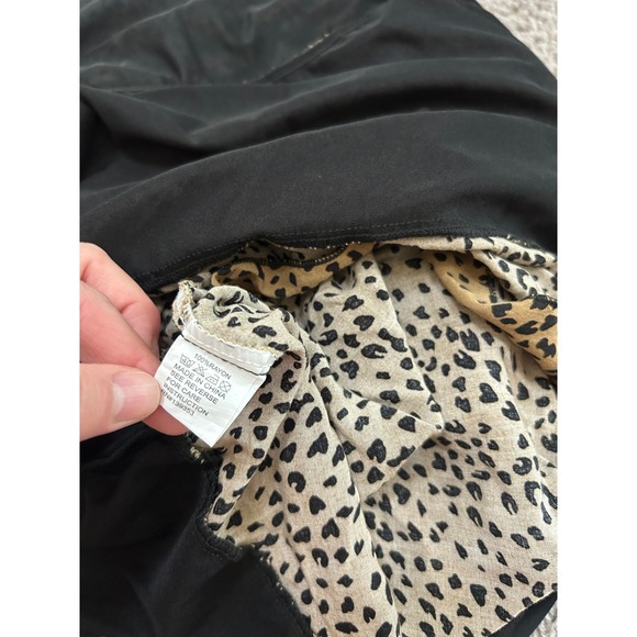 Ace Fashion Halter Maxi Dress Tiered Ruffle Animal Print Sleeveless large - Picture 8 of 8